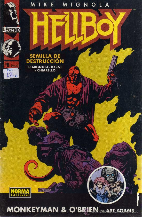 C&oacute;mics: HELLBOY - SEMILLA DE DESTRUCCI&Oacute;N de MIGNOLA, BYRNE Y CHIARELLO - CJ13 - Foto 1