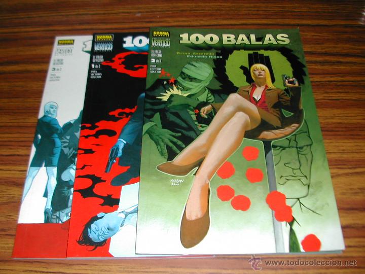 C&oacute;mics: LOTE COMPLETO DE 3 COMICS. 100 BALAS. NORMA EDITORIAL. A&Ntilde;O 2003. C9072. - Foto 1