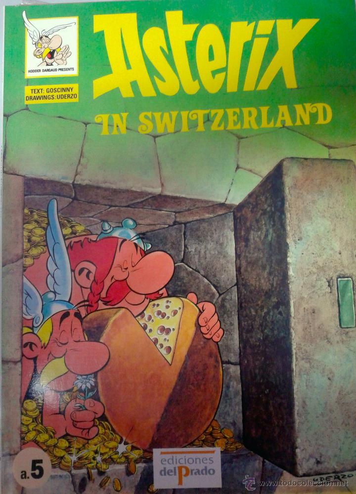 C&oacute;mics: ASTERIX-IN SWITZERLAN DE EDICONES EL PRADO N&ordm; A 5 STUDY COMICS - Foto 1