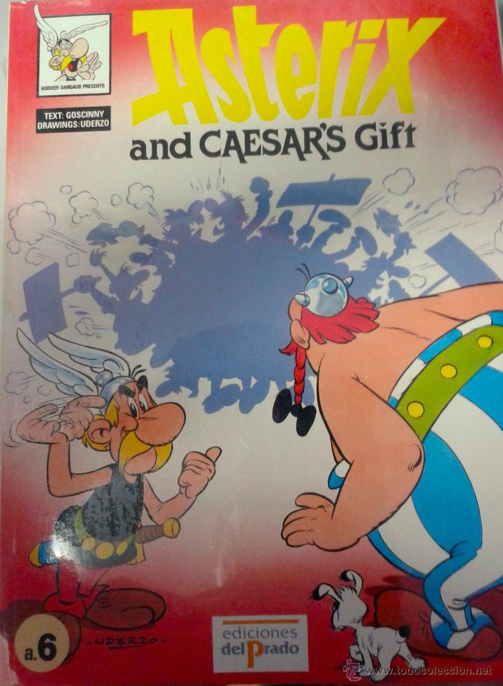 C&oacute;mics: ASTERIX- AND CAESAR`S GIFT-DE EDICIONES EL PRADO N&ordm; A 6 STUDY COMICS - Foto 1