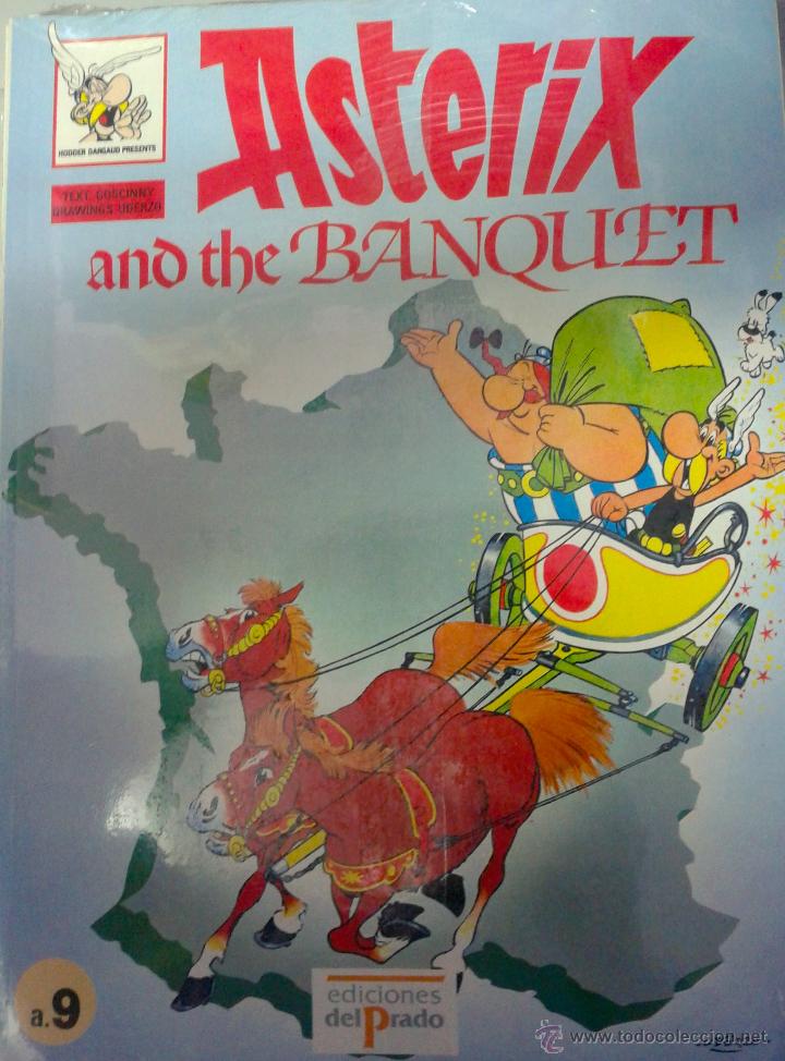 C&oacute;mics: ASTERIX - AND THE BANQUET- DE EDICIONES EL PRADO N&ordm; A9- STUDY COMICS- - Foto 1