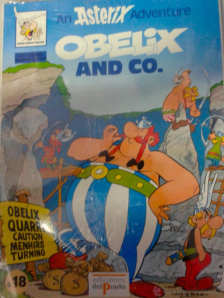C&oacute;mics: ASTERIX- AVENTURE - OBELIX - AND CO. DE EDICIONES EL PRADO N&ordm; A18- STUDY COMICS - - Foto 1