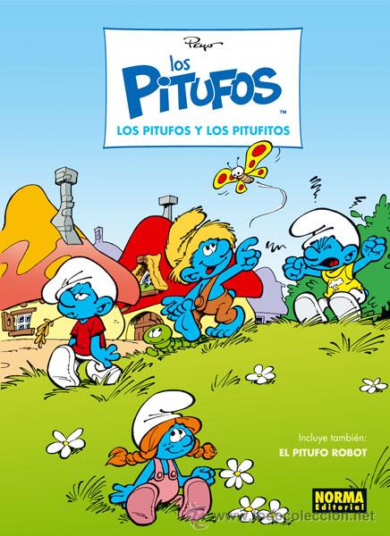 C&oacute;mics: C&oacute;mics. LOS PITUFOS 14. LOS PITUFOS Y LOS PITUFITOS - Peyo/Y. Delporte (Carton&eacute;) - Foto 1