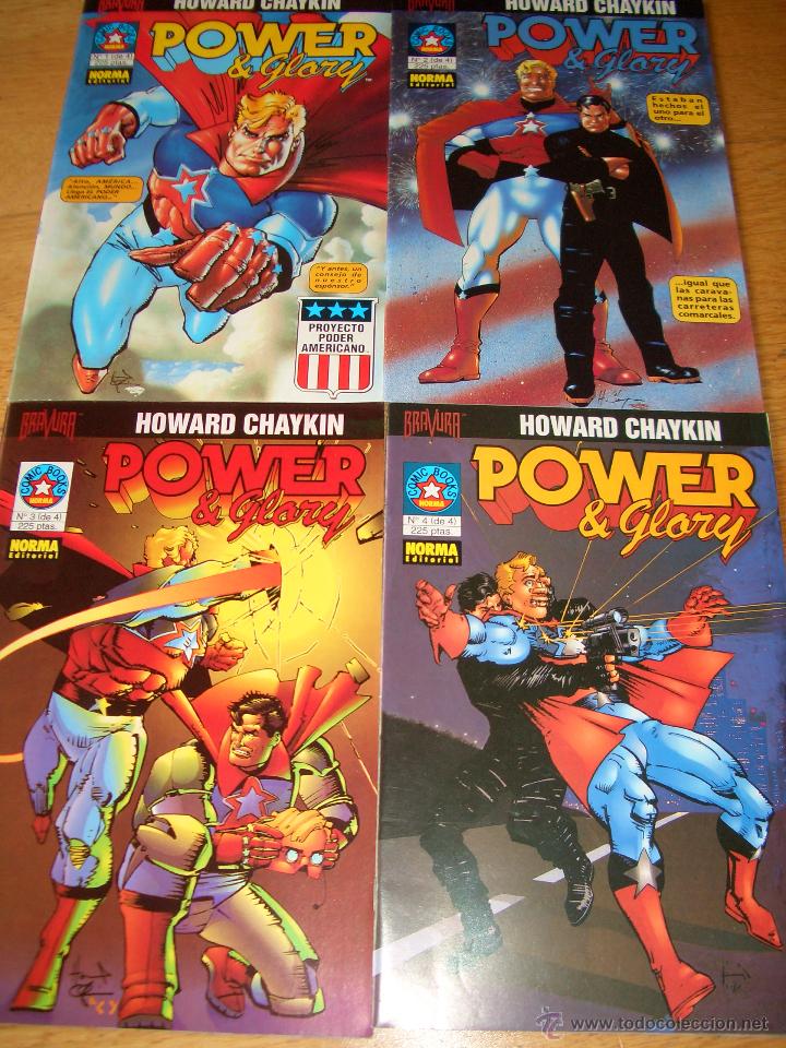 C&oacute;mics: POWER AND GLORY #1-4 (NORMA COMICS) - Foto 1