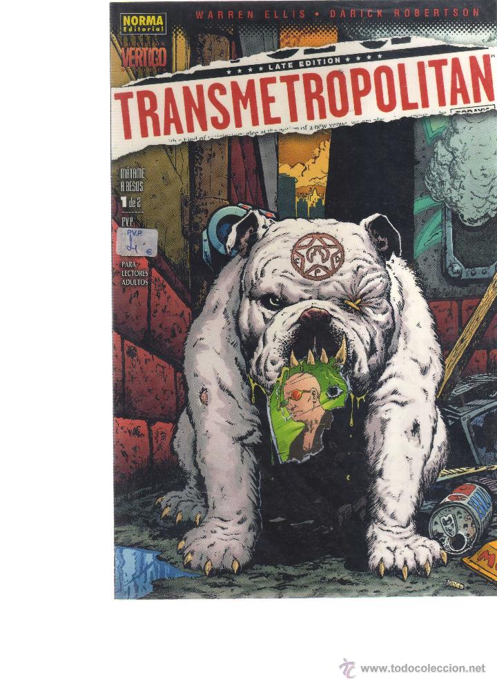 C&oacute;mics: Transmetropolitan N&ordm; 1 de 2 M&aacute;tame a besos - CJ12 - Foto 1