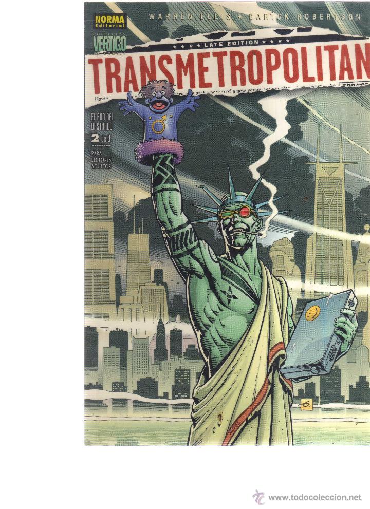 C&oacute;mics: Transmetropolitan N&ordm; 2 de 3 El a&ntilde;o del bastardo - CJ12 - Foto 1