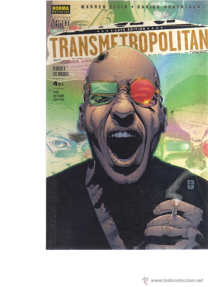 C&oacute;mics: Transmetropolitan N&ordm; 4 de 4 Regreso a los or&iacute;genes - CJ12 - Foto 1
