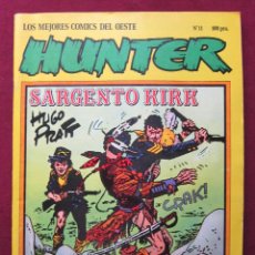 Cómics: HUNTER Nº 11. SARGENTO KIRK, JONATHAN CARTLAND, BLUEBERRY, ETC. ED. RIEGO-NORMA, 1981 MBE