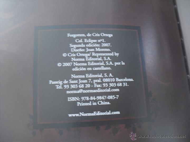 C&oacute;mics: FORGOTTEN N&ordm; 1 Colecci&oacute;n Eclipse. DE CRIS ORTEGA, NORMA EDITORIAL 2007 - Foto 8