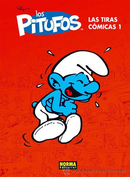 C&oacute;mics: C&oacute;mics. LOS PITUFOS: LAS TIRAS C&Oacute;MICAS 01 - Peyo/Y. Delporte (Carton&eacute;) - Foto 1