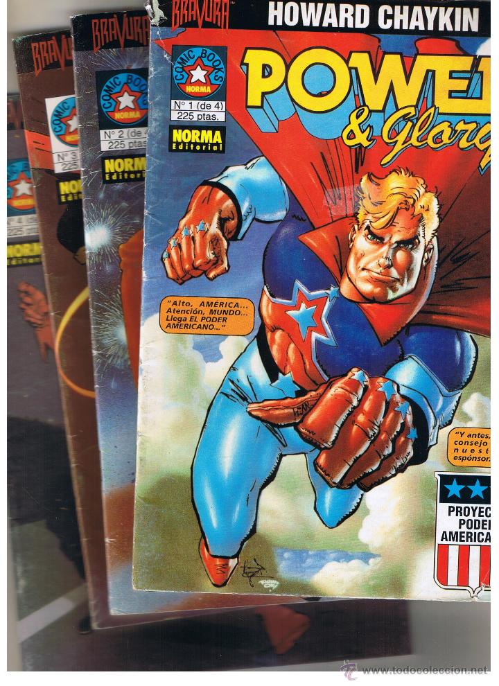 C&oacute;mics: POWER & GLORY. &iexcl;&iexcl;COLECCI&Oacute;N COMPLETA 4 NUMEROS!!. NORMA EDITORIAL 1994. (RF.MA) - Foto 1