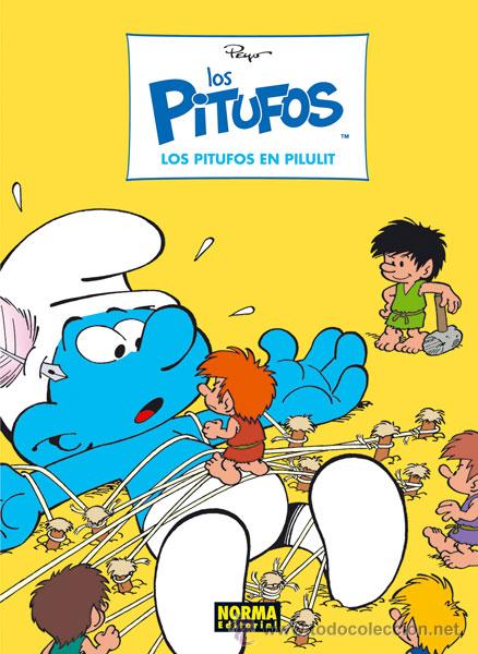 C&oacute;mics: C&oacute;mics. LOS PITUFOS 32. Los Pitufos en Pilulit - Estudio Peyo (Carton&eacute;) - Foto 1