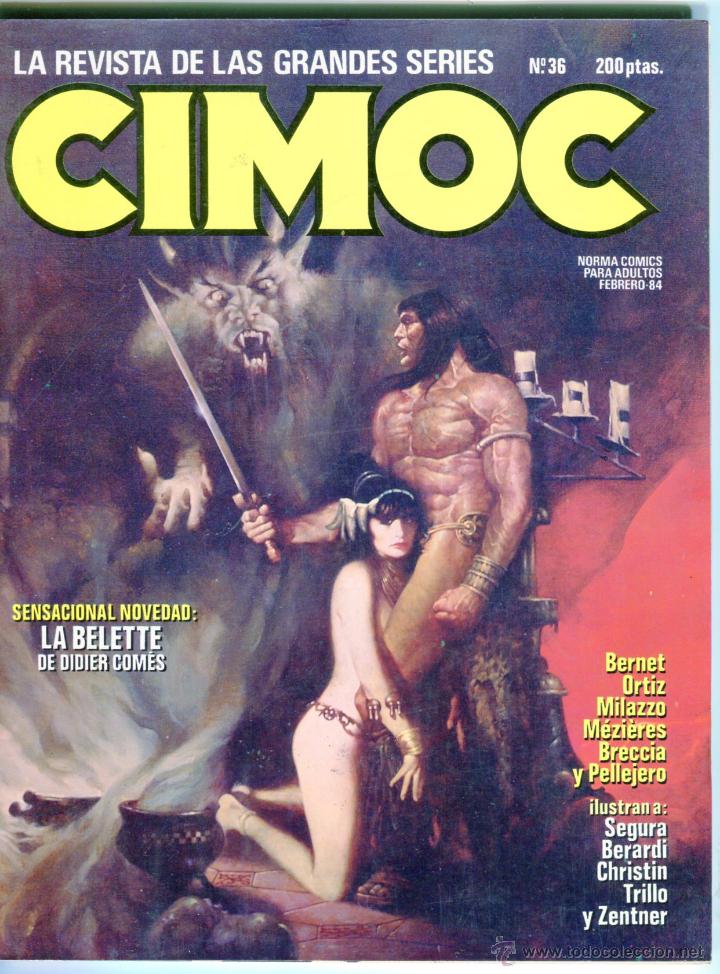 C&oacute;mics: CIMOC N&ordm; 36 A&Ntilde;O 1984 MUY NUEVO - Foto 1