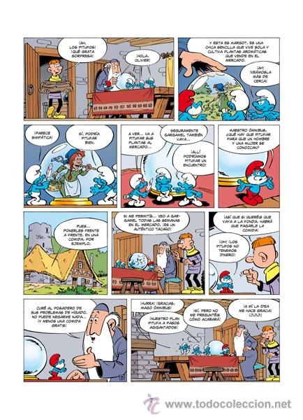 C&oacute;mics: C&oacute;mics. LOS PITUFOS 33. LOS PITUFOS Y EL AMOR BRUJO - Estudio Peyo (Carton&eacute;) - Foto 4