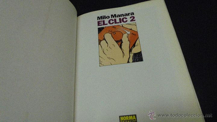 C&oacute;mics: MILO MANARA. EL CLIC 2. NORMA EDITORIAL. - Foto 2