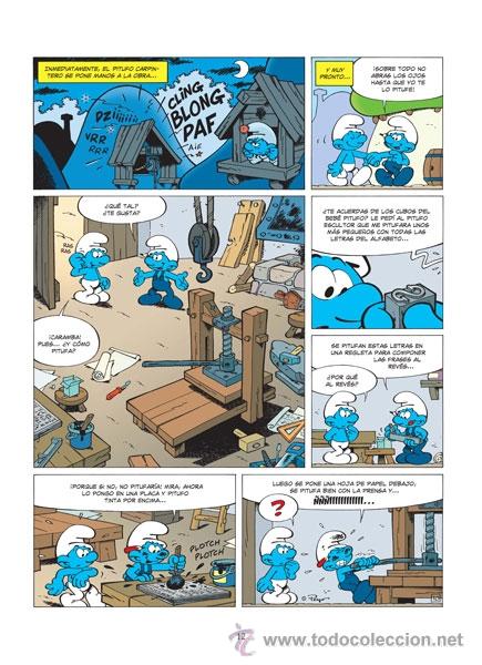C&oacute;mics: C&oacute;mics. LOS PITUFOS 23. EL PITUFO REPORTERO - Estudio Peyo (Carton&eacute;) - Foto 2