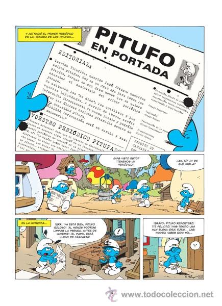C&oacute;mics: C&oacute;mics. LOS PITUFOS 23. EL PITUFO REPORTERO - Estudio Peyo (Carton&eacute;) - Foto 4