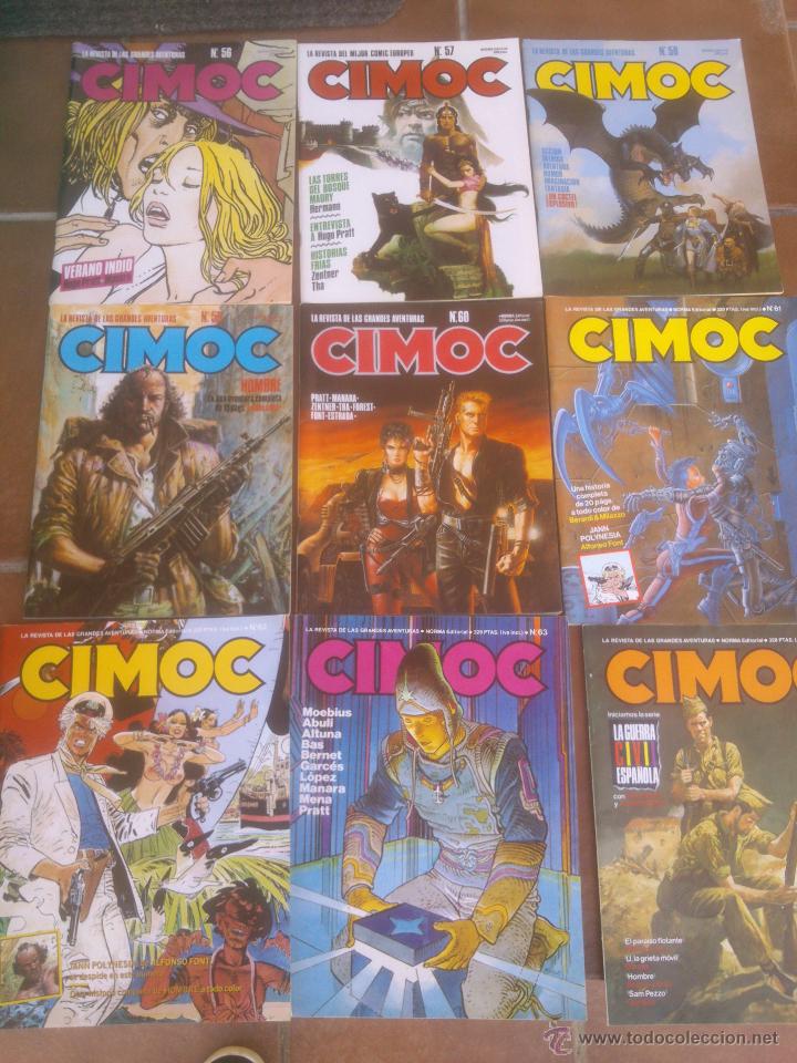 C&oacute;mics: COMIC LOTE DE: 9 CIMOC EDITORIAL NORMA. CORRELATIVOS - Foto 1