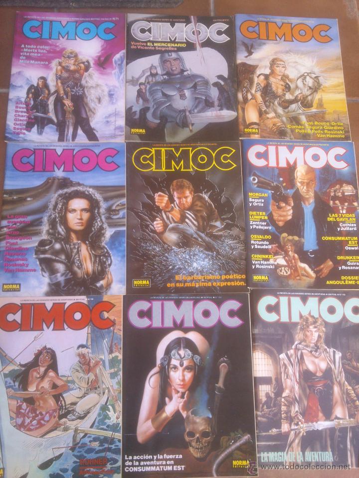 COMIC LOTE DE: 9 CIMOC EDITORIAL NORMA. CORRELATIVOS (Tebeos y Comics - Norma - Cimoc)