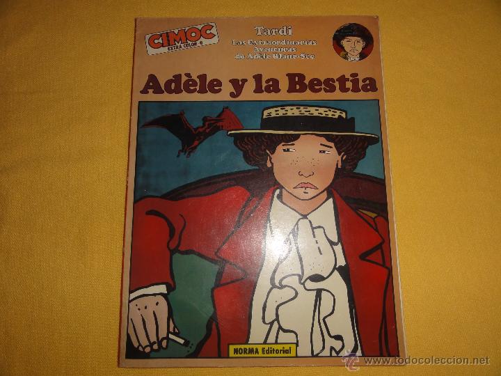 C&oacute;mics: ADELE Y LA BESTIA. CIMOC EXTRA COLOR N&ordm; 0. TAPA R&Uacute;STICA. C-5. - Foto 1