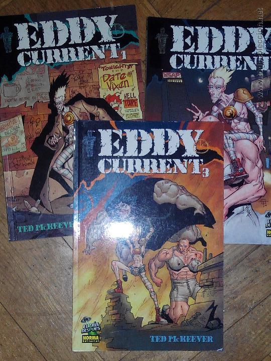 C&oacute;mics: EDDY CURRENT DEL 1 AL 3 completa COMICS DE LOMO 120 PAGS CADA UNO NORMA TED MCKEEDER - Foto 1
