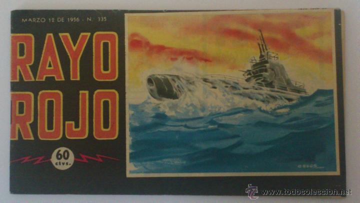 C&oacute;mics: RAYO ROJO, N&ordm; 335, A&Ntilde;O 1956 - Foto 1