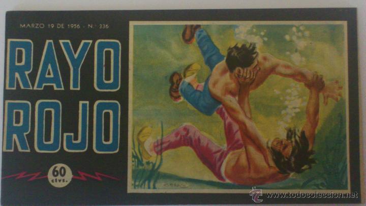 C&oacute;mics: RAYO ROJO N&ordm; 336, A&Ntilde;O 1956 - Foto 1