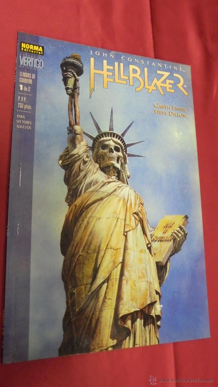 C&oacute;mics: HELLBLAZER. LLAMAS DE CONDENA. 1 DE 2. GARTH ENNIS. NORMA EDITORIAL. - Foto 1