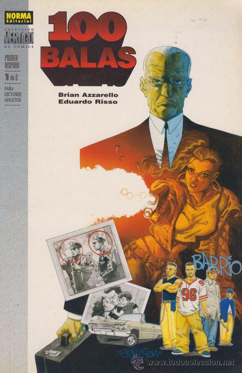 C&oacute;mics: 100 BALAS Brian Azzarello Eduardo Risso Primer disparo (1 de 2) NORMA EDITORAL - Foto 1
