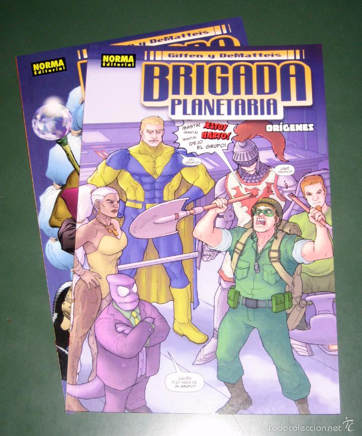 C&oacute;mics: BRIGADA PLANETARIA # 1 Y 2 COMPLETA (WILDSTORM/NORMA) - Foto 1
