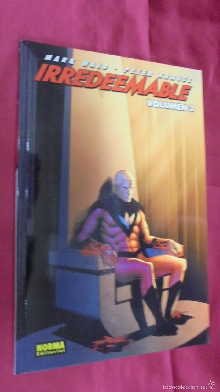 C&oacute;mics: IRREDEEMABLE. N&ordm; 3. MARK WAID. PETER KRAUSE. NORMA EDITORIAL. - Foto 1