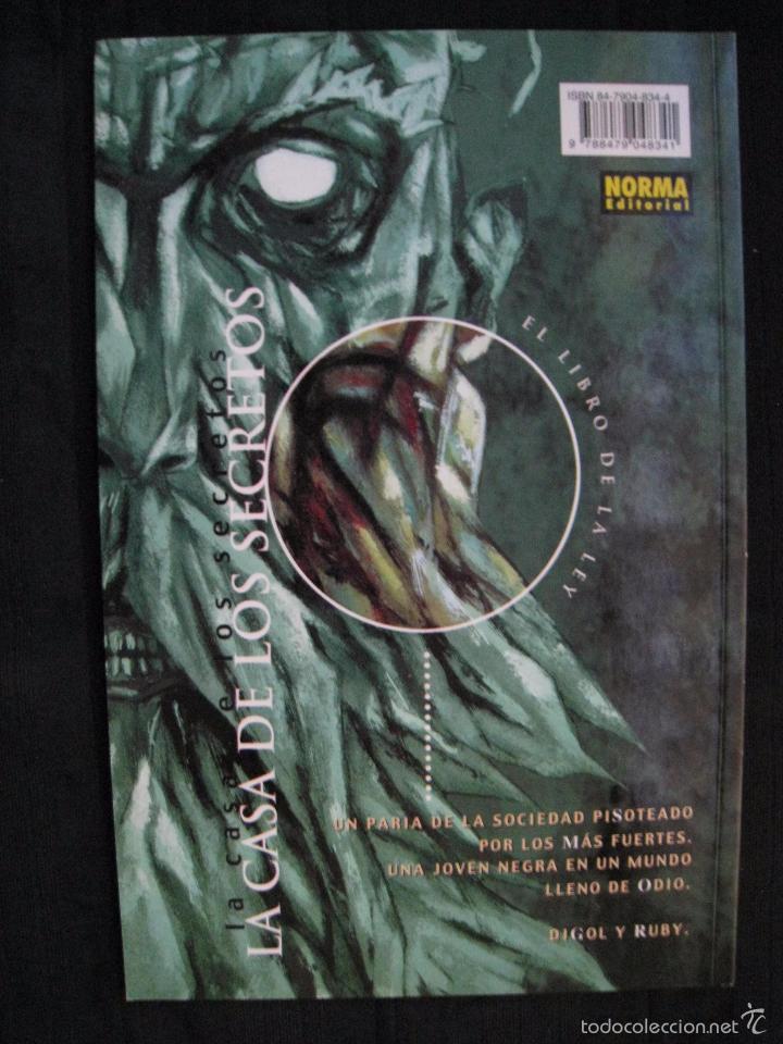 C&oacute;mics: LA CASA DE LOS SECRETOS - N&ordm; 1 DE 3 - EL LIBRO DE LA LEY - NORMA. - Foto 3
