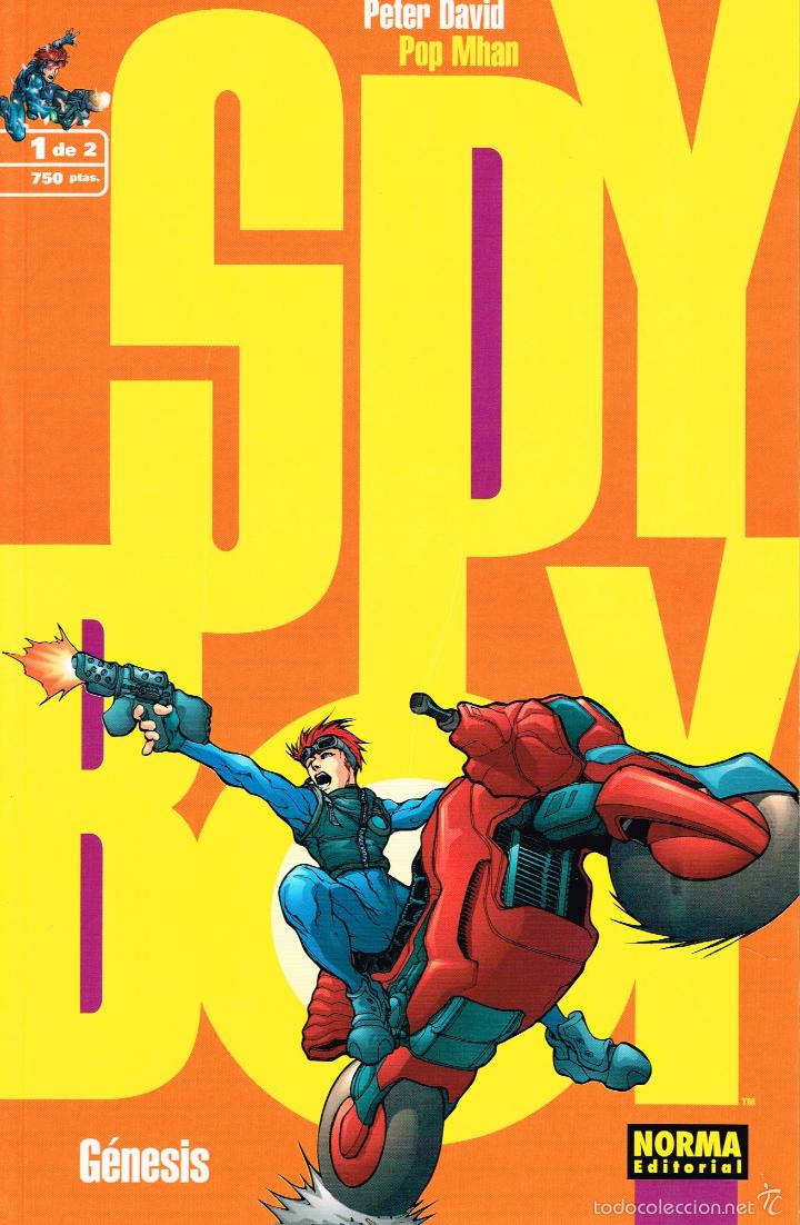 C&oacute;mics: Spy Boy.G&eacute;nesis.Completa 2 n&uacute;meros. Norma editorial. - Foto 1