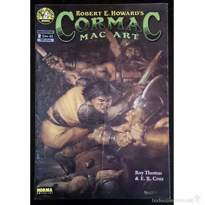 C&oacute;mics: Robert E. Howard&acute;s / Cormac N&ordm;s 1 a 4 (Obra completa) / Norma 1990 (Roy Thomas & E.R.Cruz) - Foto 4