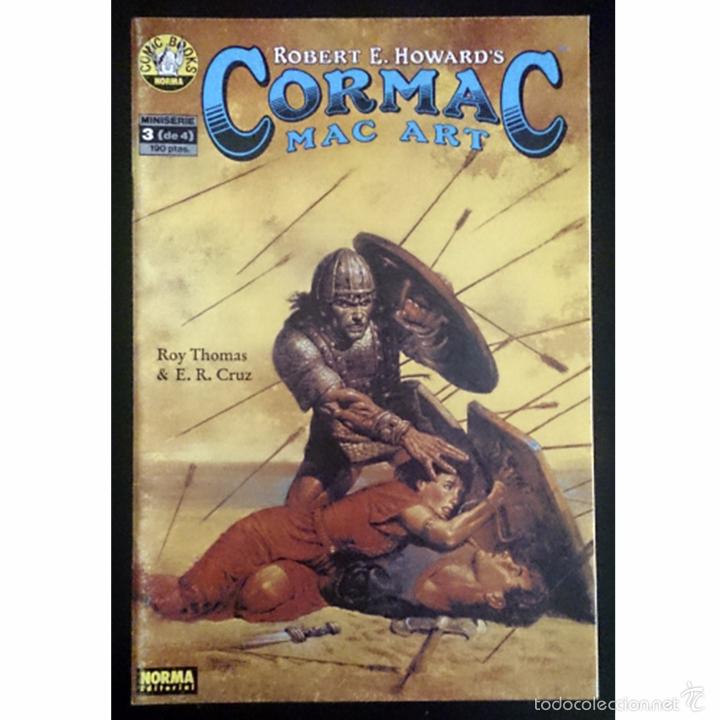 C&oacute;mics: Robert E. Howard&acute;s / Cormac N&ordm;s 1 a 4 (Obra completa) / Norma 1990 (Roy Thomas & E.R.Cruz) - Foto 5