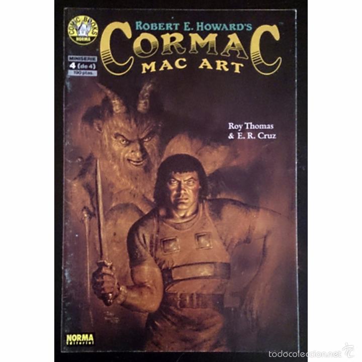 C&oacute;mics: Robert E. Howard&acute;s / Cormac N&ordm;s 1 a 4 (Obra completa) / Norma 1990 (Roy Thomas & E.R.Cruz) - Foto 6