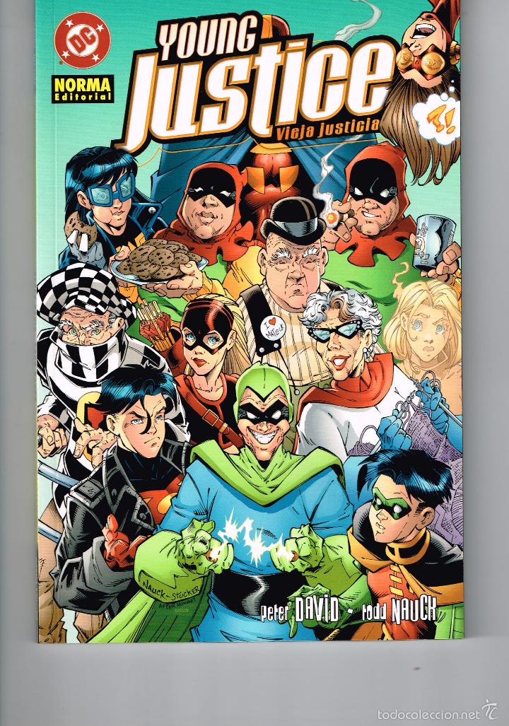 C&oacute;mics: Young justice.(Vieja justicia).Norma editorial. - Foto 1