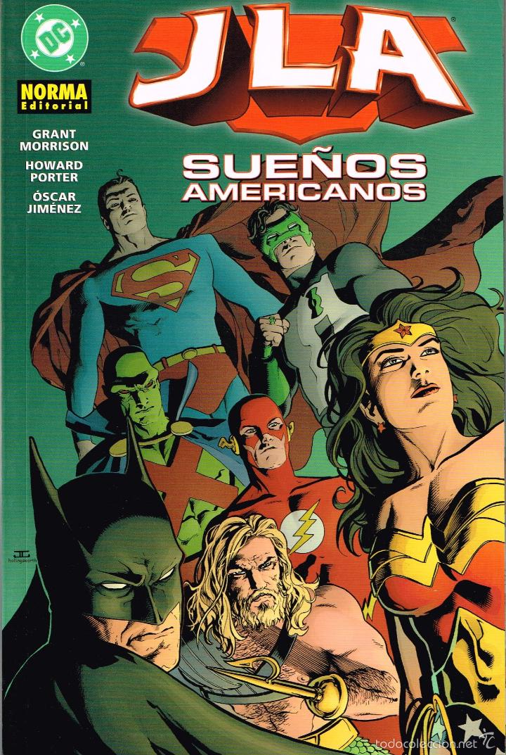 C&oacute;mics: JLA.Sue&ntilde;os americanos..Norma editorial - Foto 1