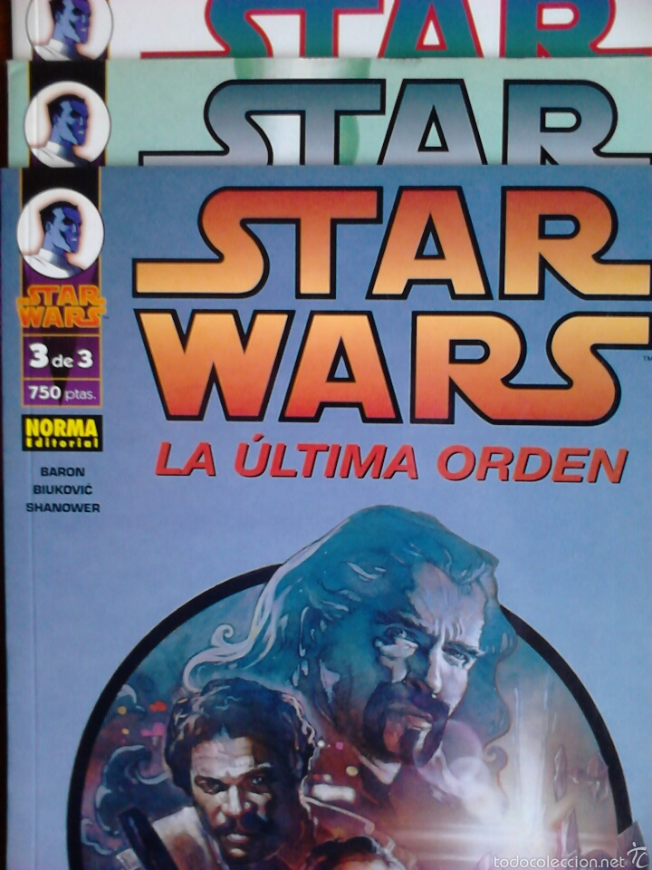 C&oacute;mics: Star Wars La &uacute;ltima orden serie de 3 ejemplares completa - Foto 1
