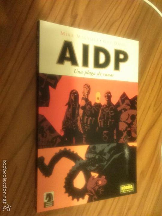 C&oacute;mics: AIDP. UNA PLAGA DE RANAS. MIKE MIGNOLA. GUY DAVIS. NORMA EDITORIAL. R&Uacute;STICA. E11 3 - Foto 1
