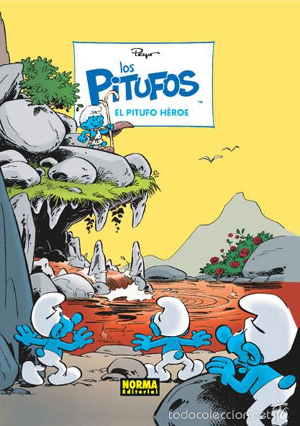 C&oacute;mics: C&oacute;mics. LOS PITUFOS 34. EL PITUFO H&Eacute;ROE - Estudio Peyo (Carton&eacute;) - Foto 1