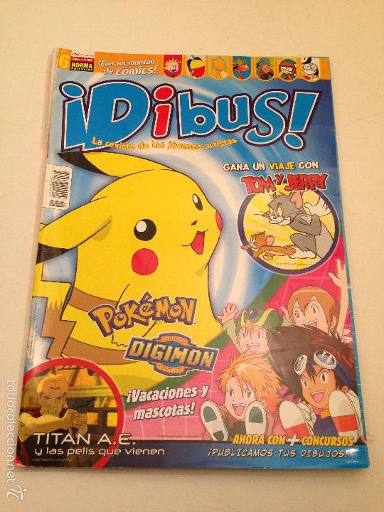 C&oacute;mics: DIBUS N&ordm; 6. POKEMON. DIGIMON. NORMA 2000. - Foto 1