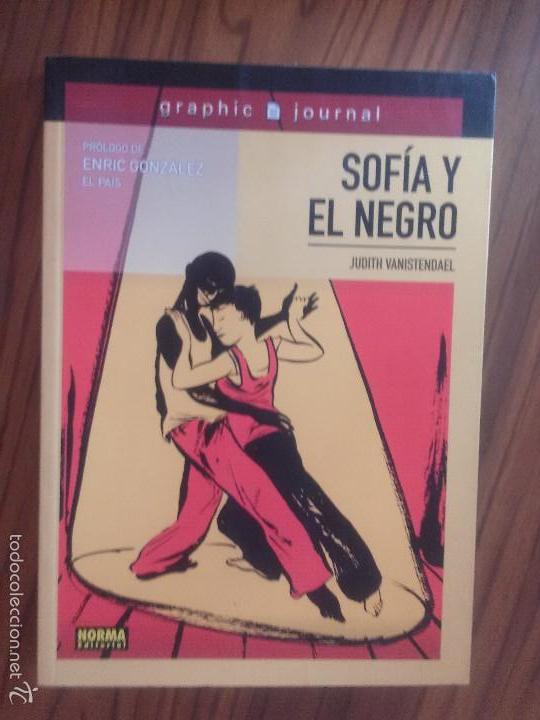 C&oacute;mics: SOFIA Y EL NEGRO. JUDITH VANISTENDEAEL. NORMA EDITORIAL. BUEN ESTADO. R&Uacute;STICA CON SOLAPAS. - Foto 1