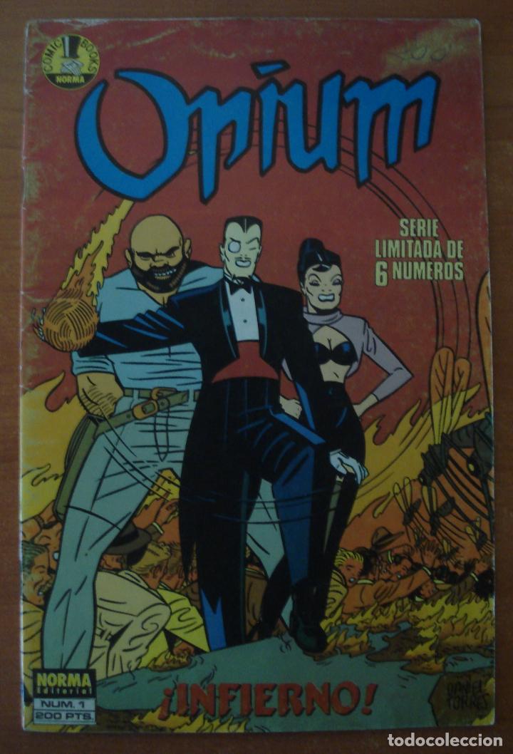 C&oacute;mics: OPIUM. &iexcl;Infierno!. Daniel Torres. N&ordm; 1. Comic Books Norma. - Foto 1