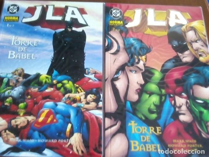 C&oacute;mics: J L A  TORRE DE BABEL SERIE DE 2 NUMEROS COMPLETA  COMO NUEVOS  L2P4 - Foto 1