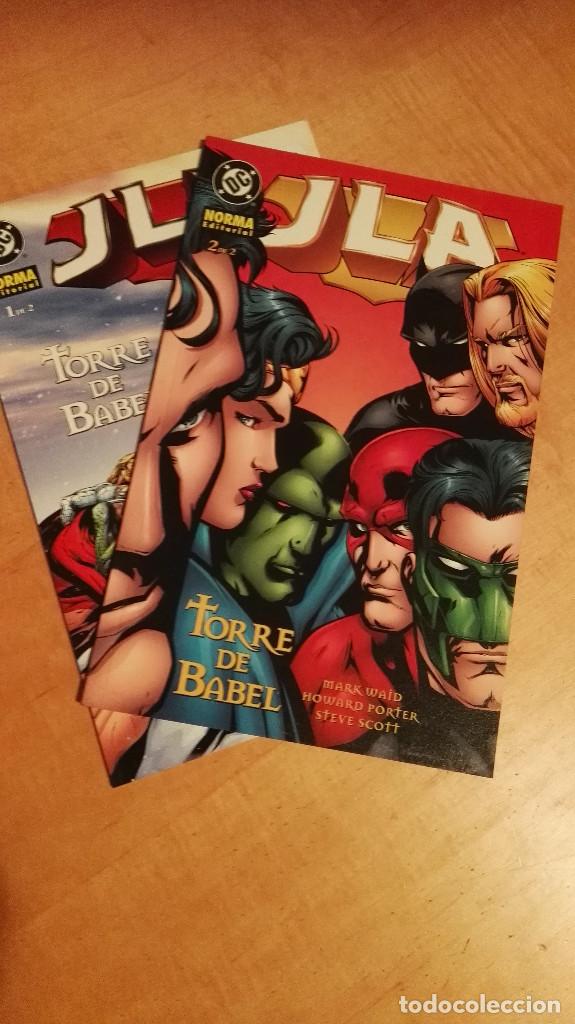 C&oacute;mics: JLA Torre de Babel 1 y 2 Completa, Norma, DC, Mark Waid con Howard Porter - Foto 1