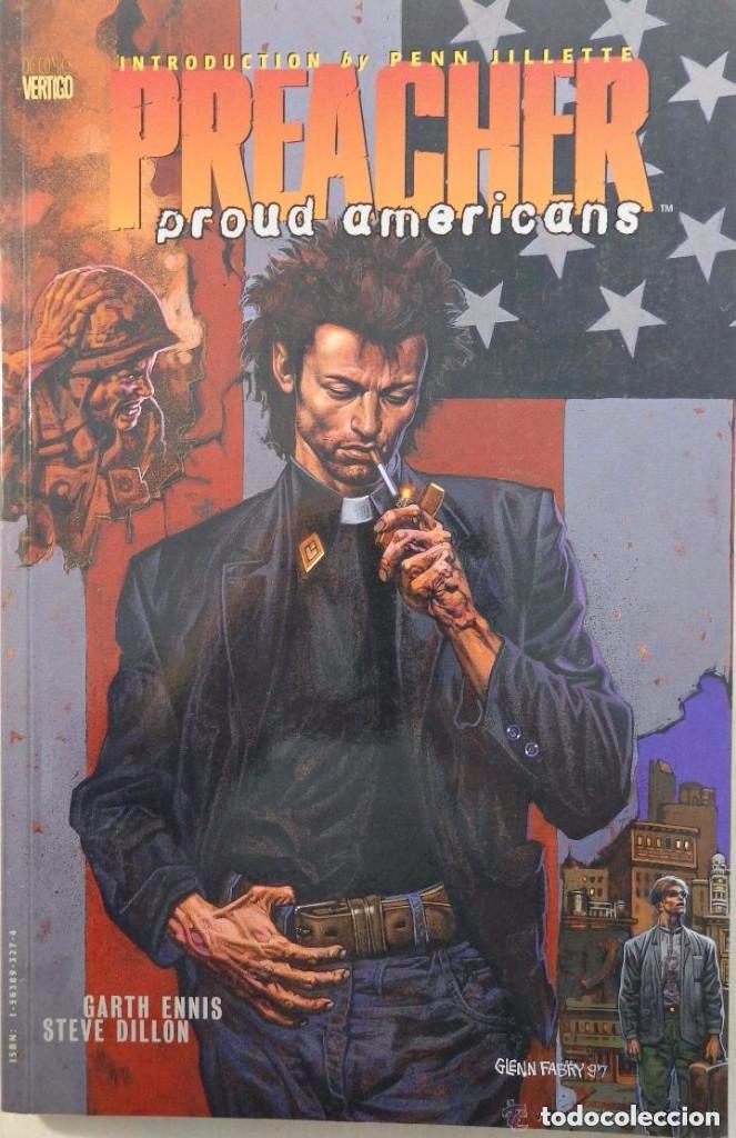 C&oacute;mics: PREACHER. PROUD AMERICANS. COMIC EN INGL&Eacute;S. DC COMICS VERTIGO. - Foto 1