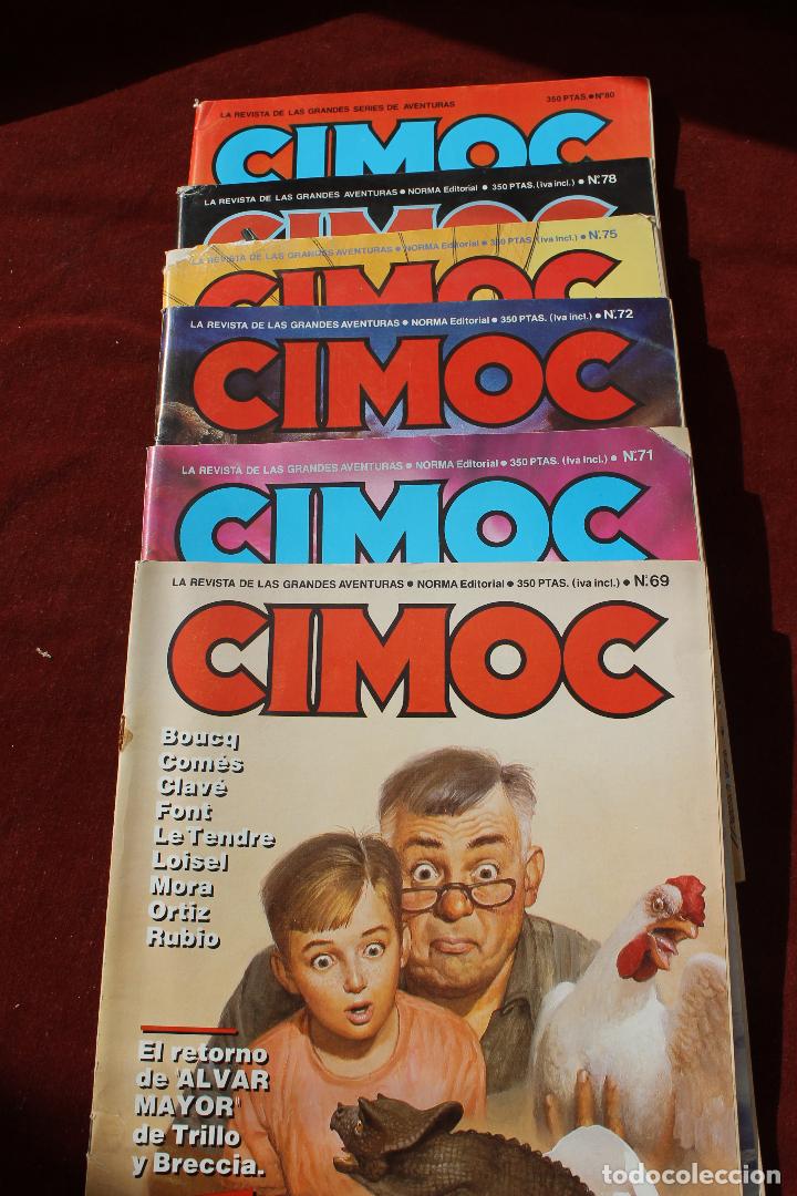 C&oacute;mics: LOTE 6 NUMEROS CIMOC, EDITORIAL NORMA. - Foto 1