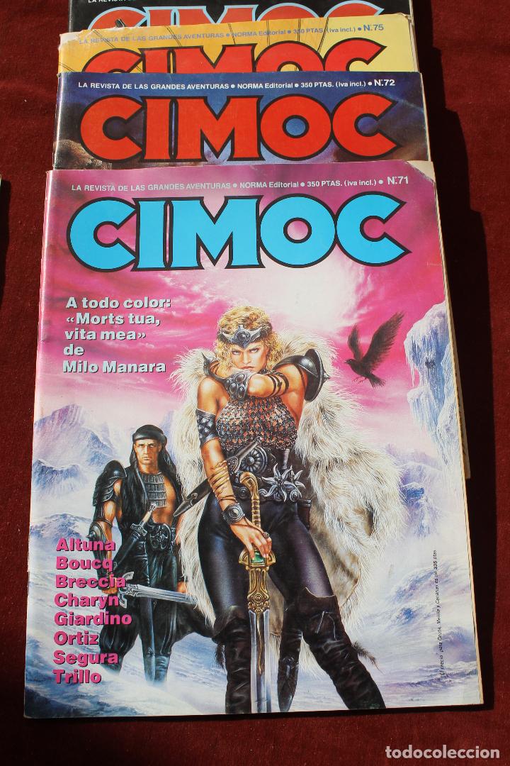 C&oacute;mics: LOTE 6 NUMEROS CIMOC, EDITORIAL NORMA. - Foto 3