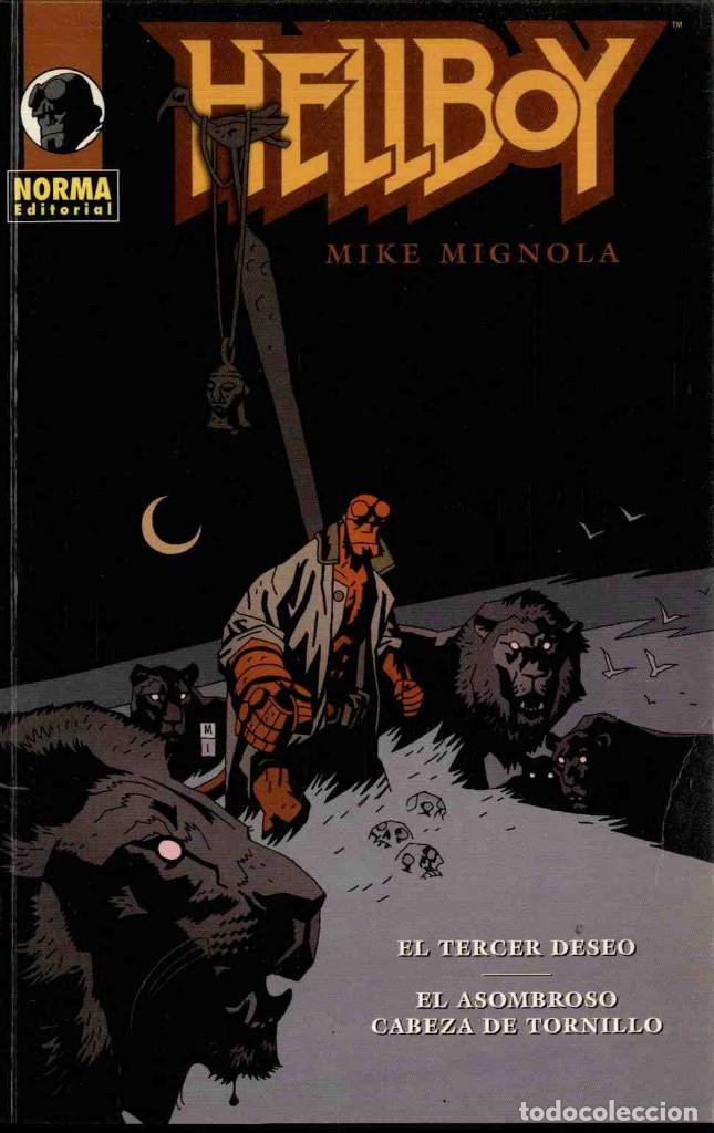 C&oacute;mics: hellboy,el tercer deseo/el asombroso cabeza de tornillo, Norma editorial - Foto 1
